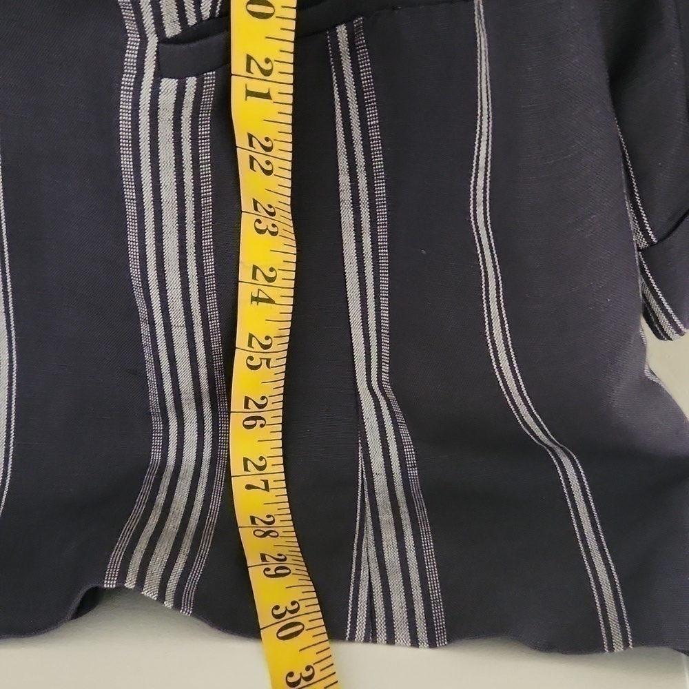 Linen Blend The Lane Bryant Blazer Size 18 Summer Office Collegiate lagenlook - Picture 14 of 15